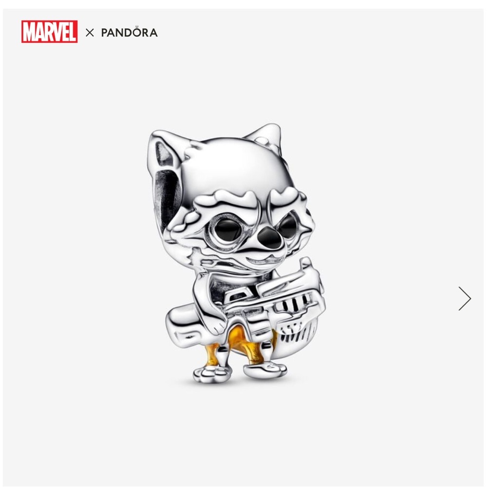 Marvel Guardians of the Galaxy Rocket Raccoon Charm